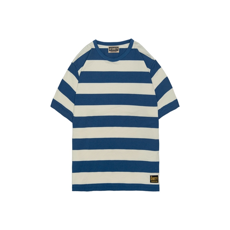 AT-DIRTY/ATD OLD BORDER S/S TEE (NAVY)