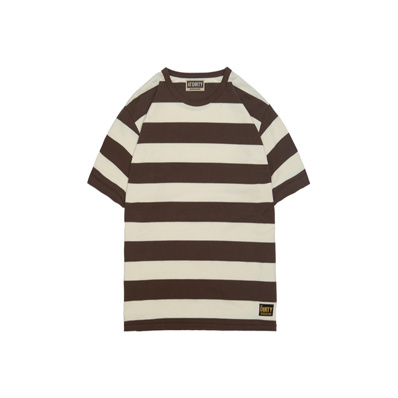 AT-DIRTY/ATD OLD BORDER S/S TEE (BROWN)