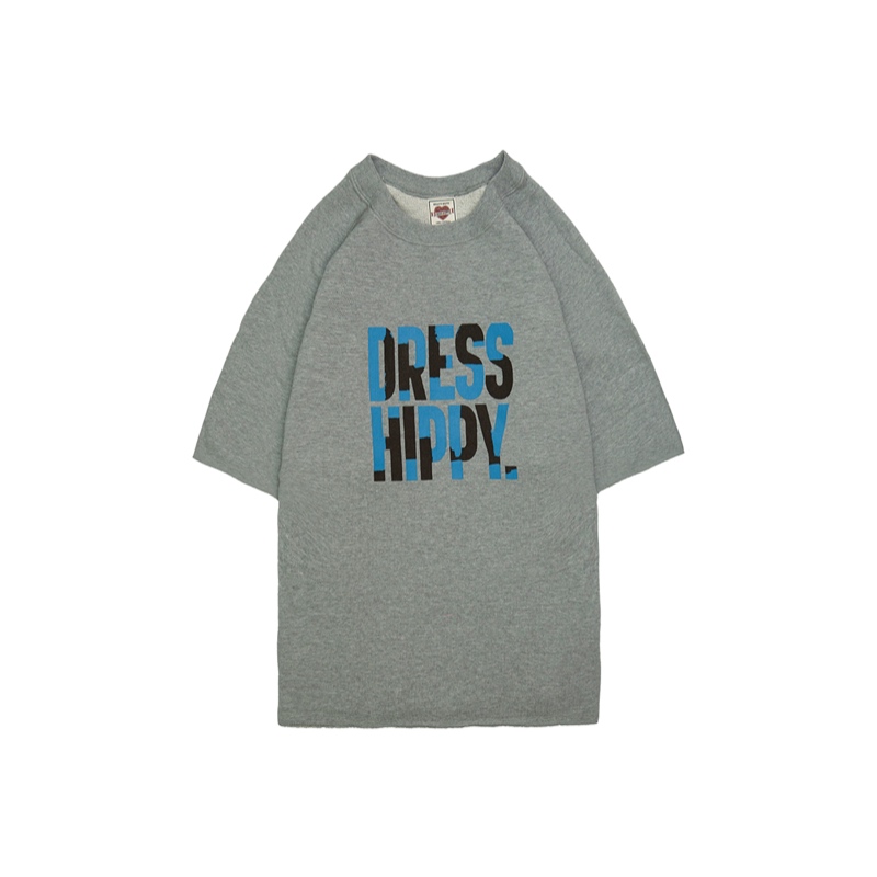 DRESS HIPPY/PAINTING S/S LIGHT SWEAT (H.GRAY)