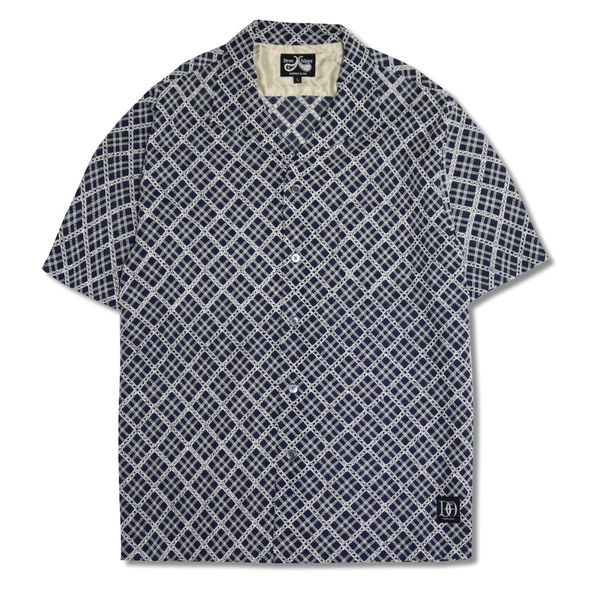 DRESS HIPPY/MARINA S/S SHIRT (NAVY)
