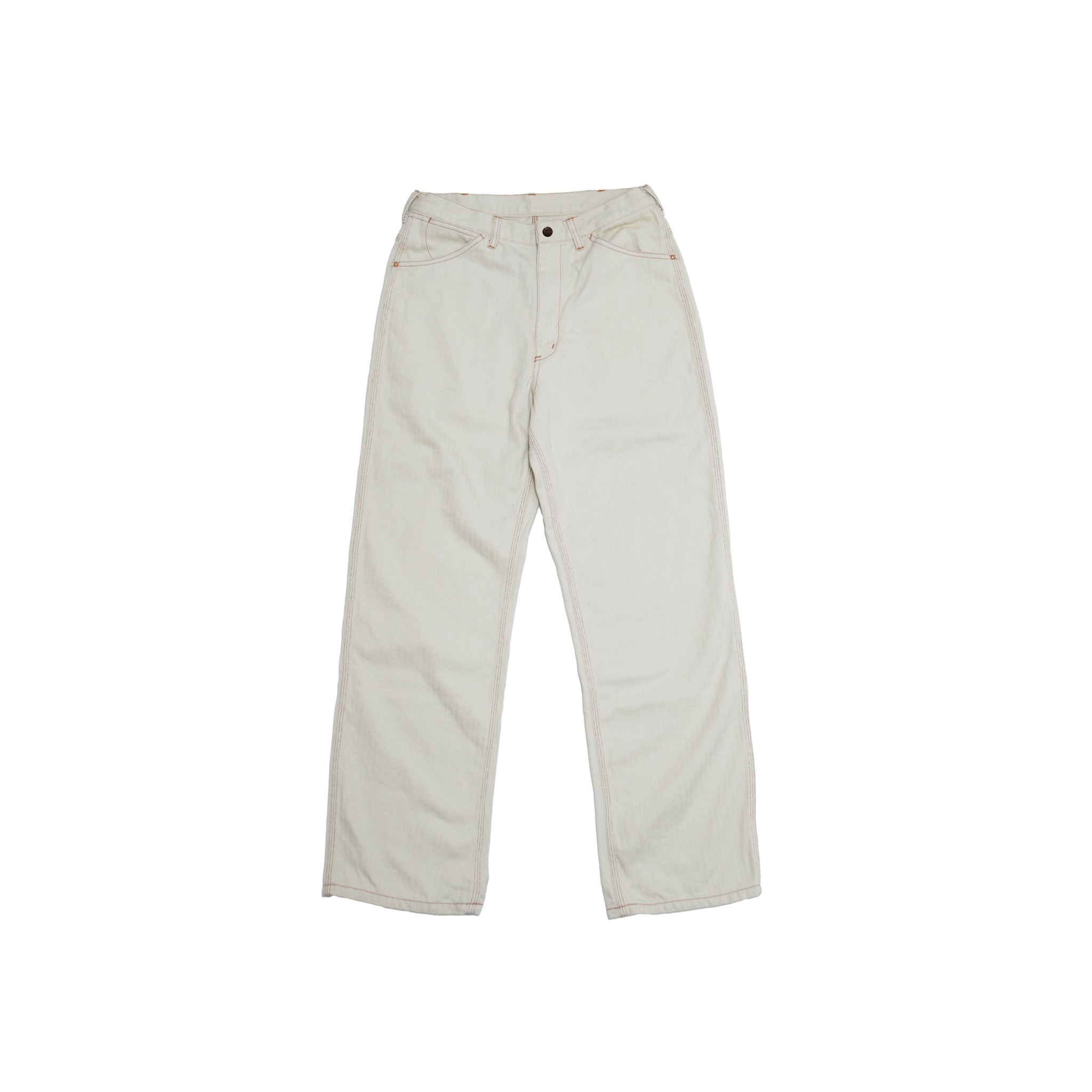 AT-DIRTY/UNION HERRINGBONE PANTS (NATURAL)