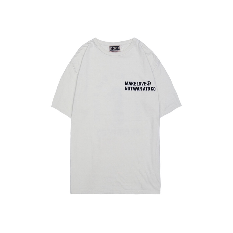 AT-DIRTY/MAKE LOVE S/S TEE (NATURAL)