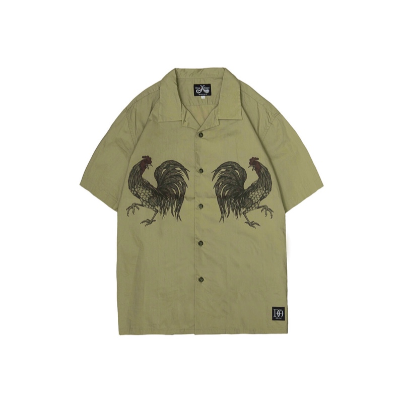 DRESS HIPPY/CHICKEN S/S SHIRT (GREEN)