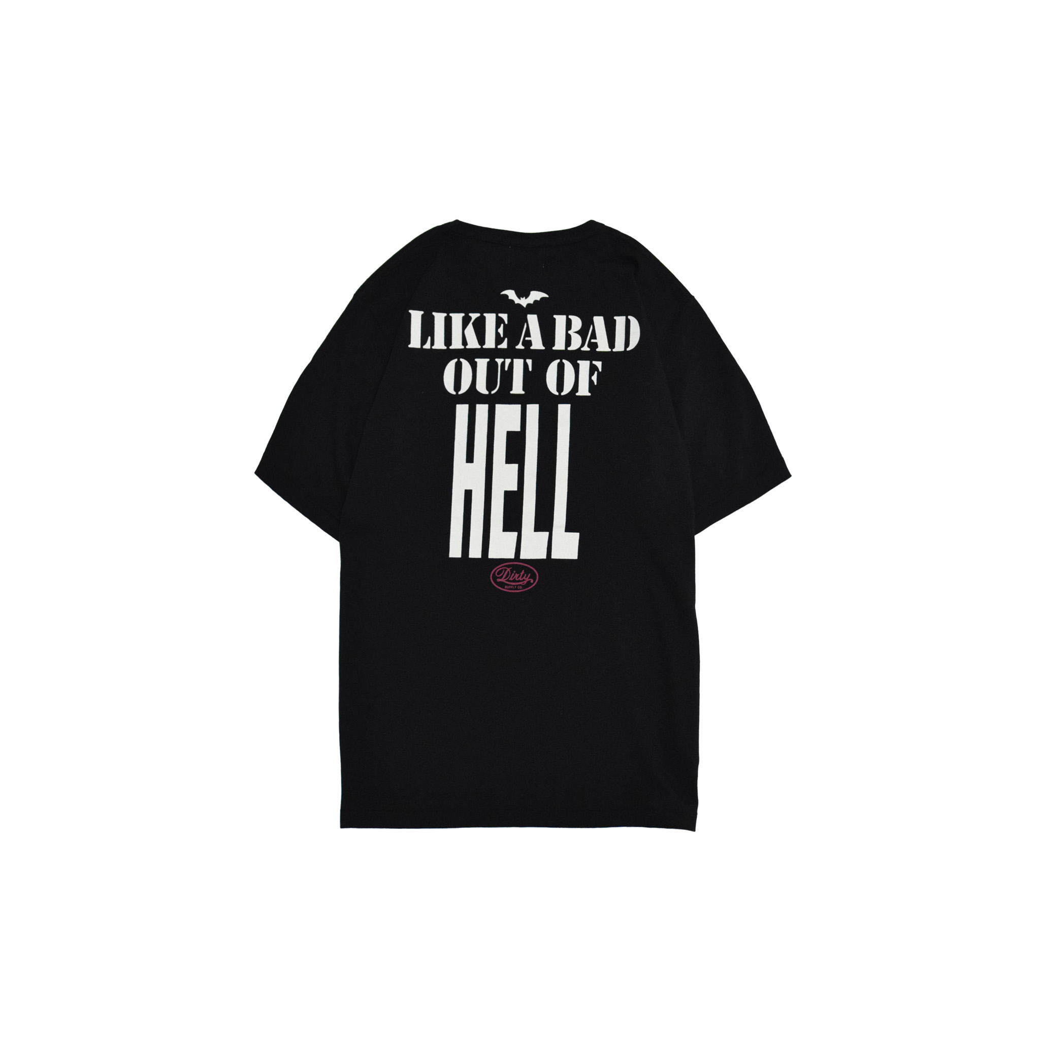 AT-DIRTY/HELL S/S TEE (BLACK)