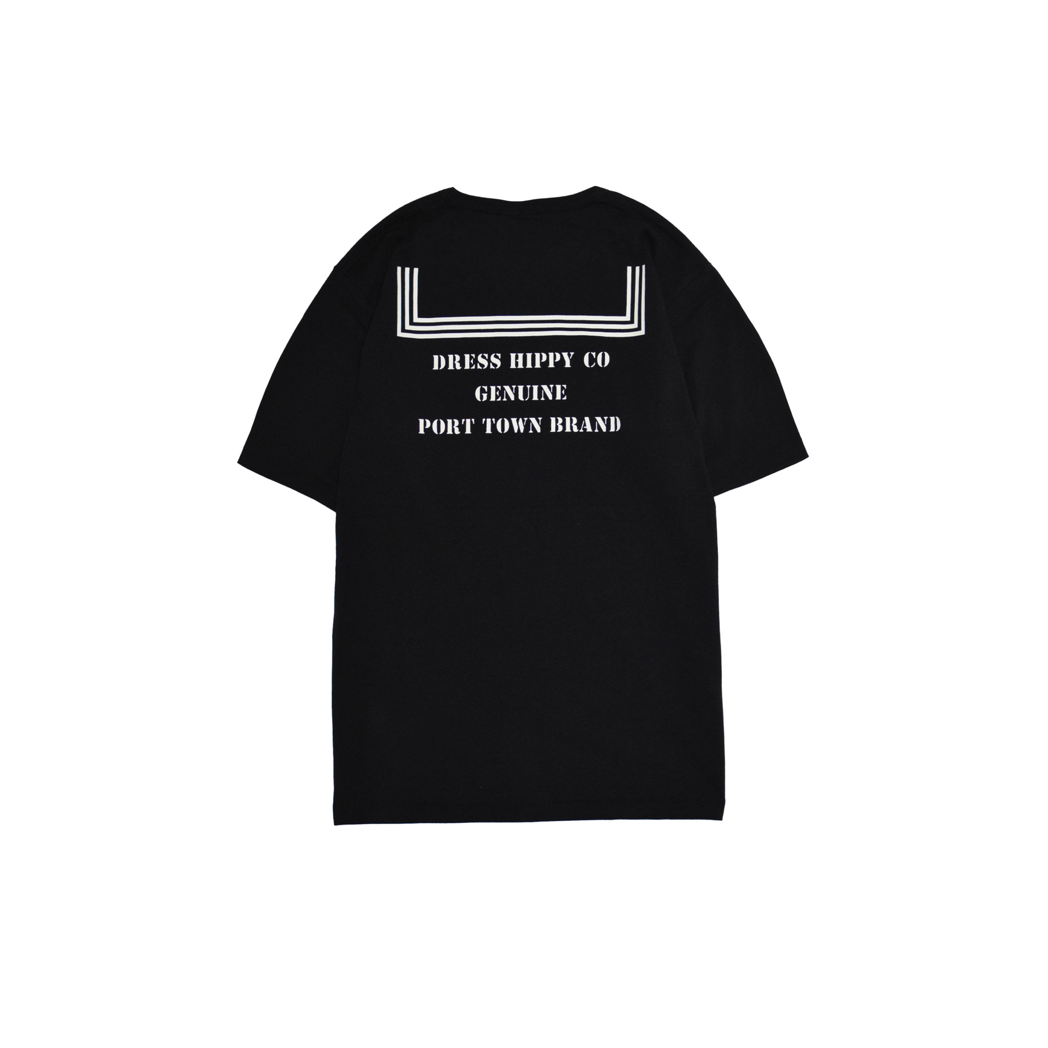 DRESS HIPPY/BACK SAILOR S/S TEE (BLACK)