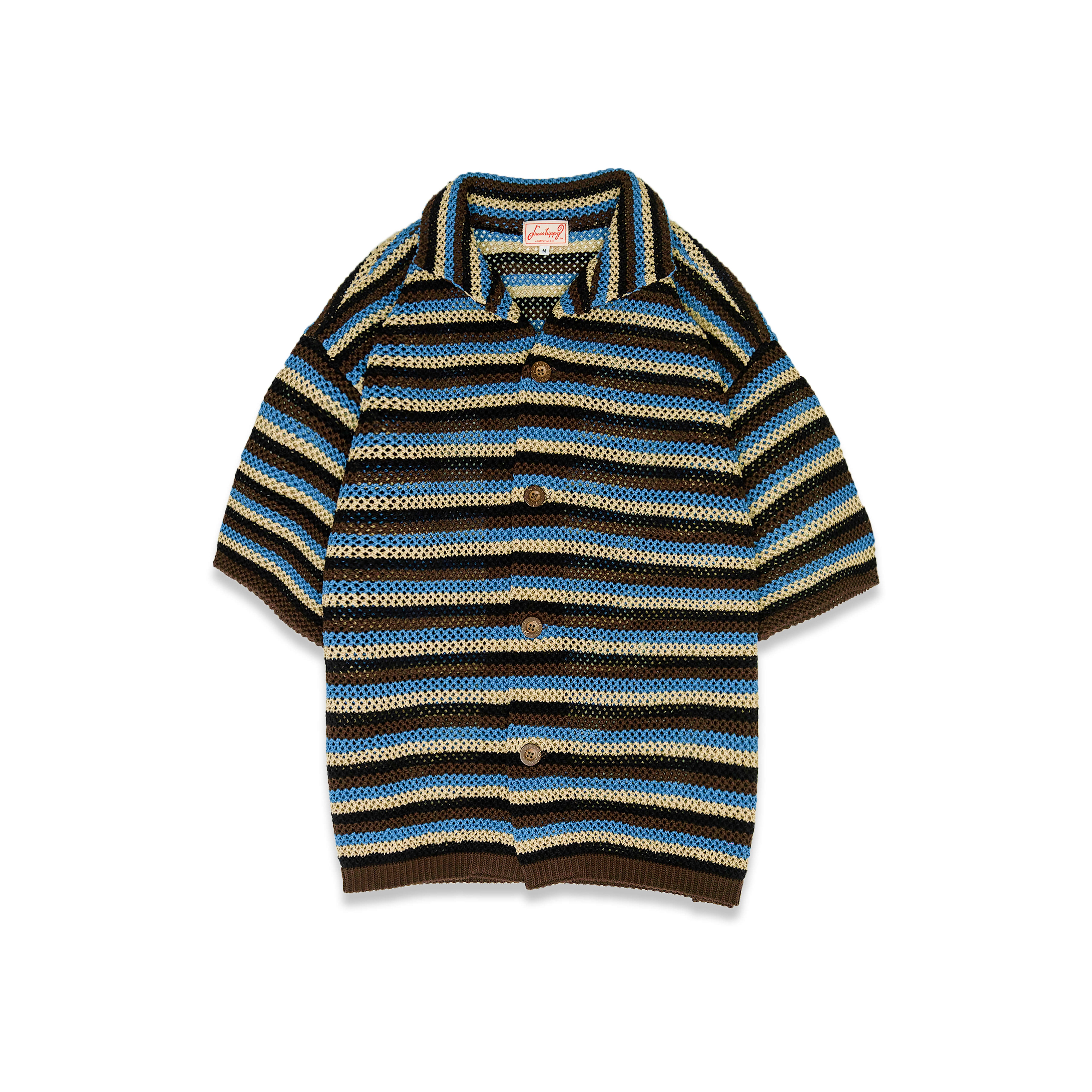 DRESS HIPPY/ MEMPHIS MULTI KNIT SHIRT (OCEAN)