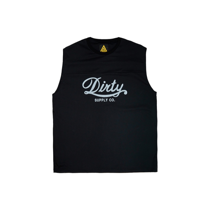 AT-DIRTY/DIRTY SLEEVELESS TEE (BLACK)