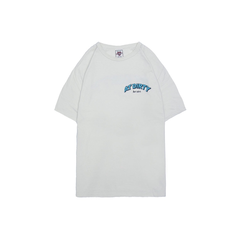AT-DIRTY/ATD LOGO S/S TEE (NATURAL)