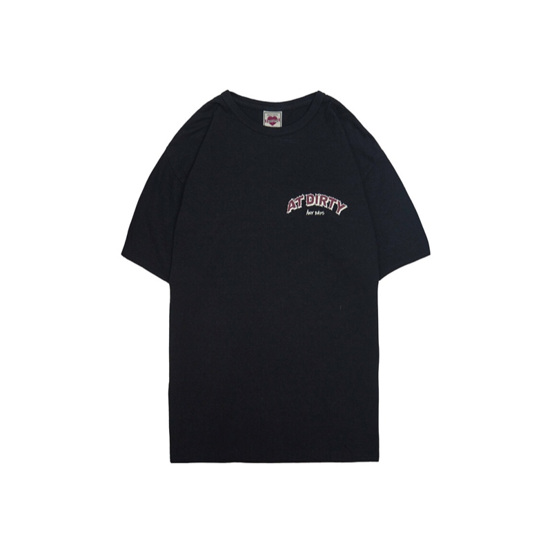 AT-DIRTY/ATD LOGO S/S TEE (BLACK)