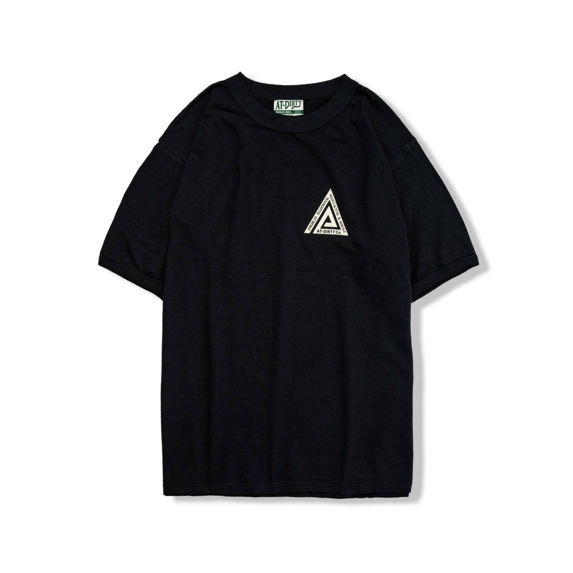 AT-DIRTY/ATD TRIANGLE S/S TEE (BLACK)
