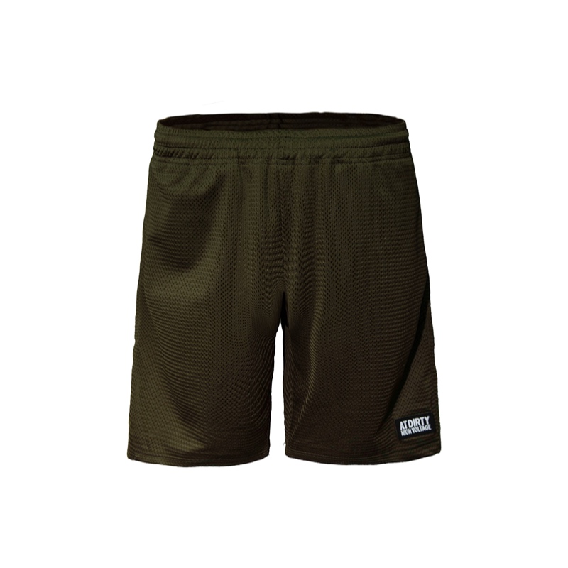 AT-DIRTY/ATD MESH SHORTS (OLIVE)