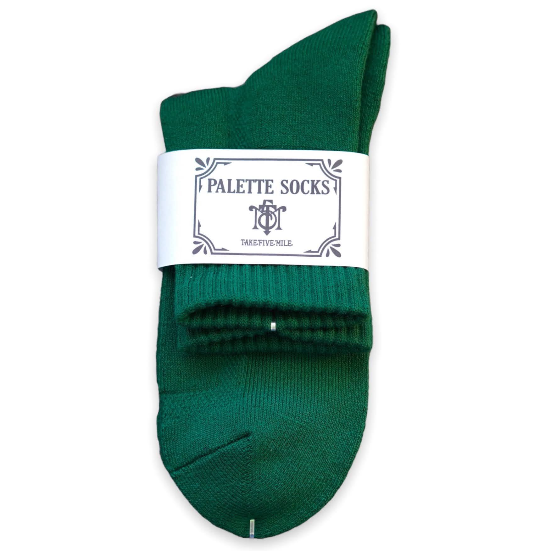 TAKE FIVE MILE/PALLET SOCKS SHORT (GREEN)