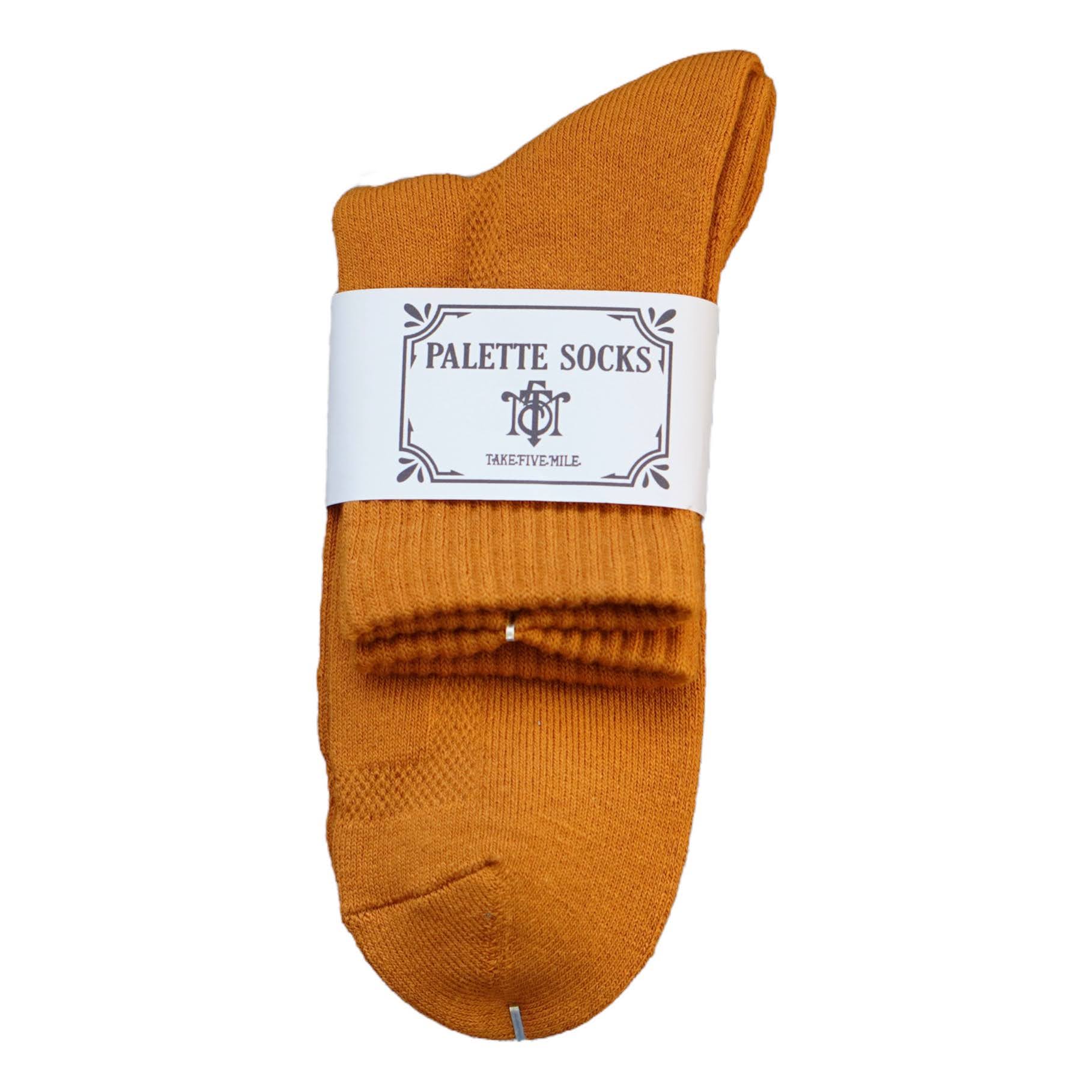 TAKE FIVE MILE/PALLET SOCKS SHORT (MUSTERD)