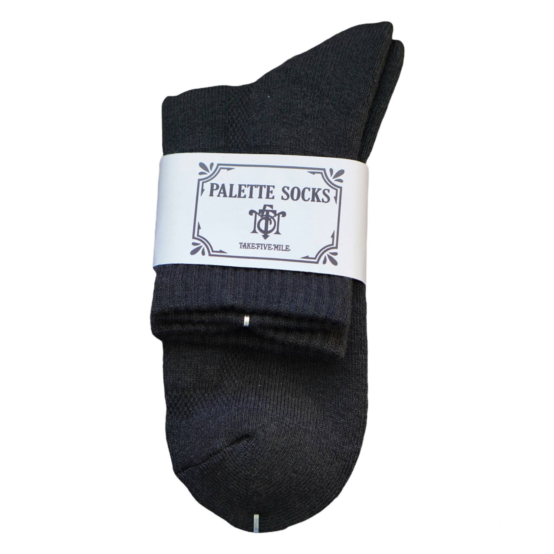 TAKE FIVE MILE/PALLET SOCKS SHORT (BLACK)