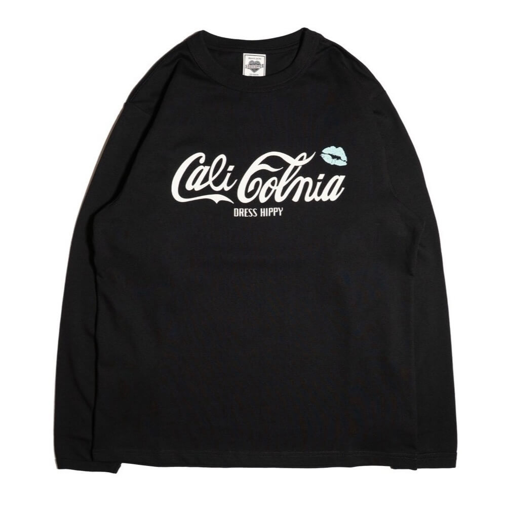 DRESS HIPPY/CALIFORNIA L/S TEE (BLACK)