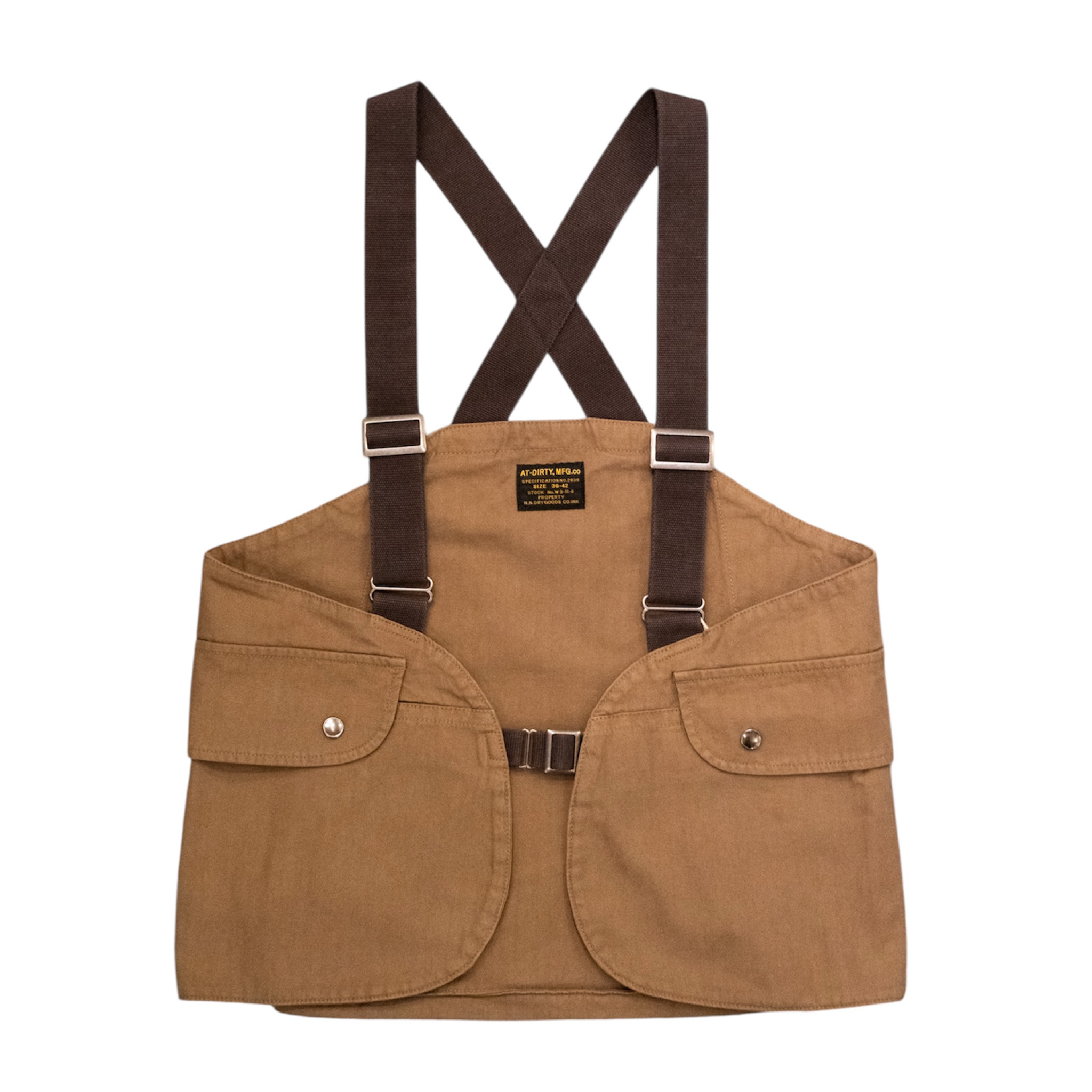 AT-DIRTY/GAME VEST (BEIGE)