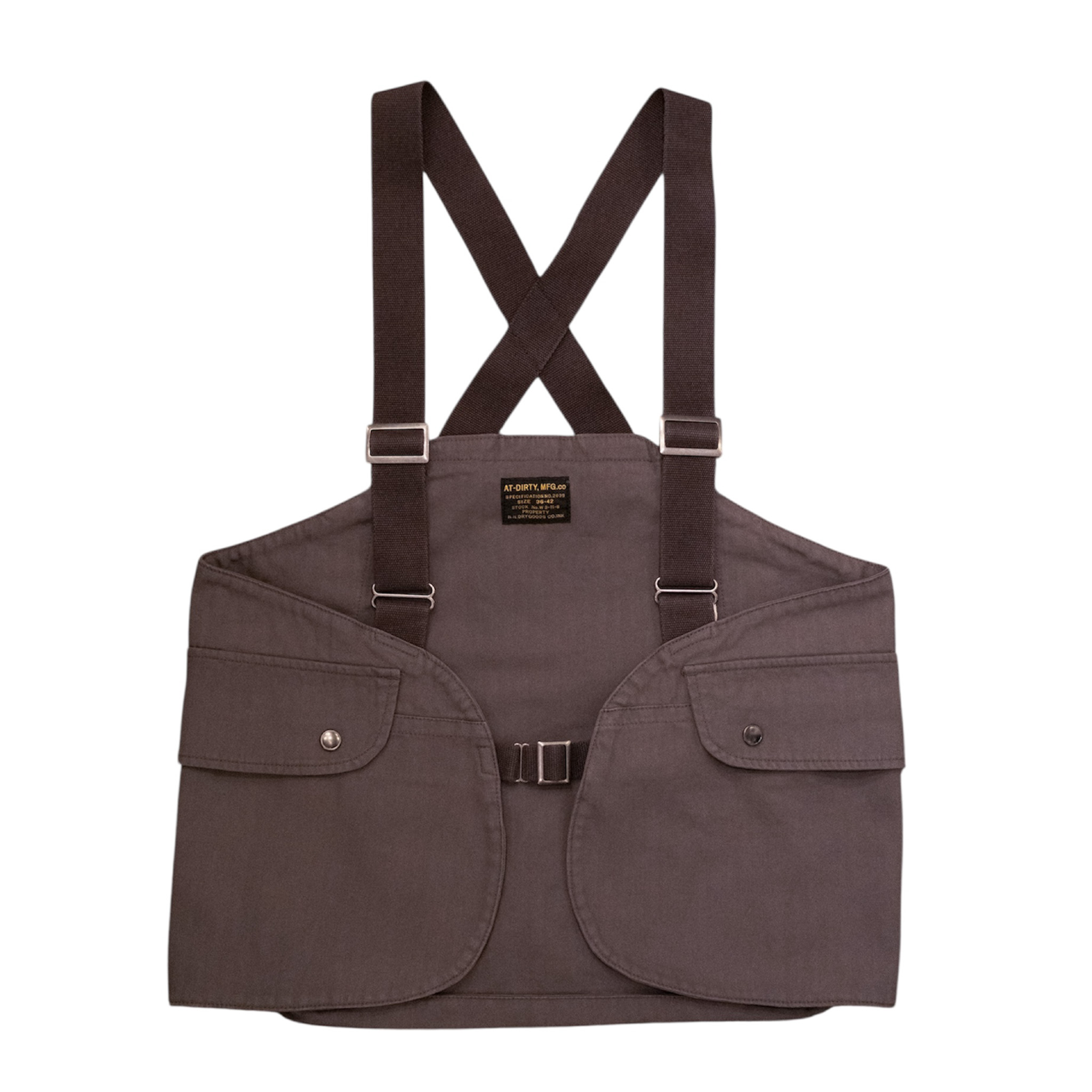 AT-DIRTY/GAME VEST (GRAY)