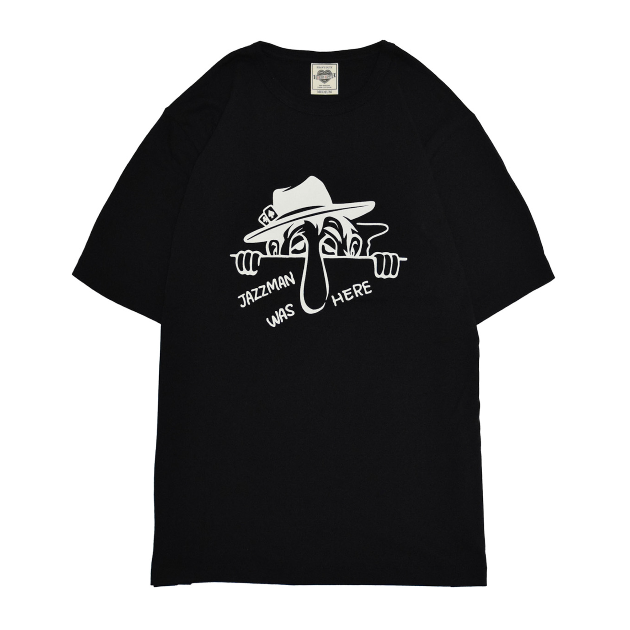 DRESS HIPPY/JAZZ MAN WAS HERE S/S TEE (BLACK)