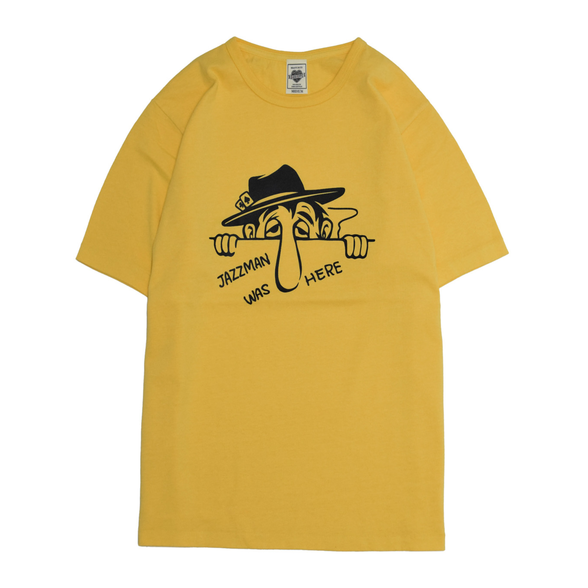 DRESS HIPPY/JAZZ MAN WAS HERE S/S TEE (YELLOW)