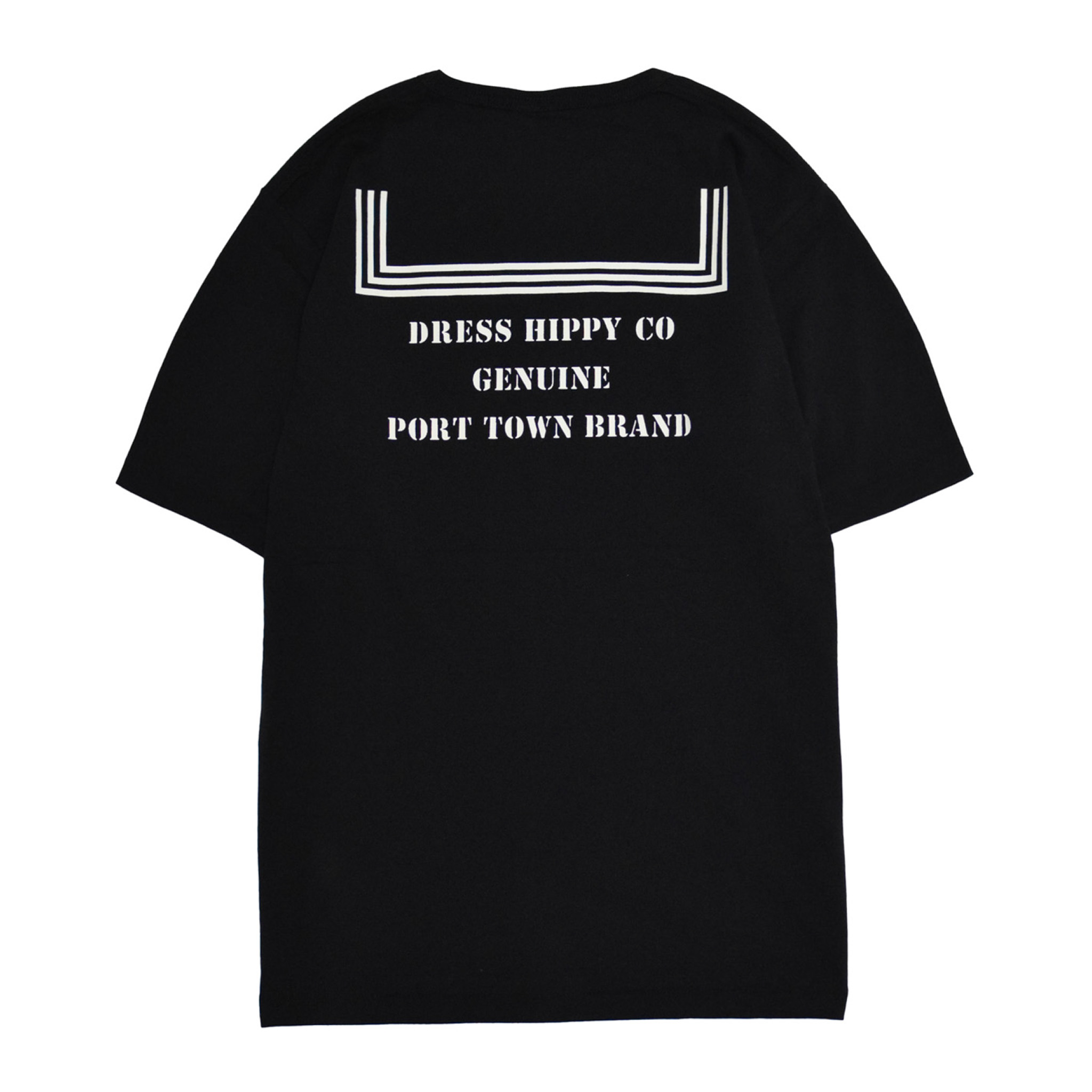 DRESS HIPPY/BACK SAILOR S/S TEE (BLACK)