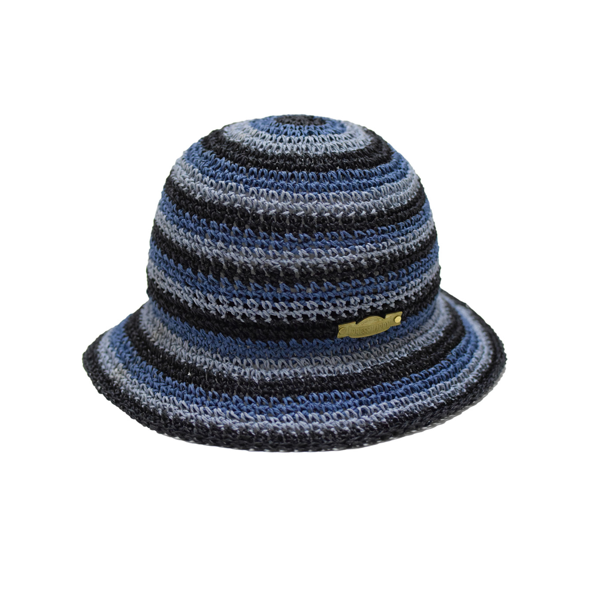 DRESS HIPPY/TRAD BORDER HAT (NAVY)