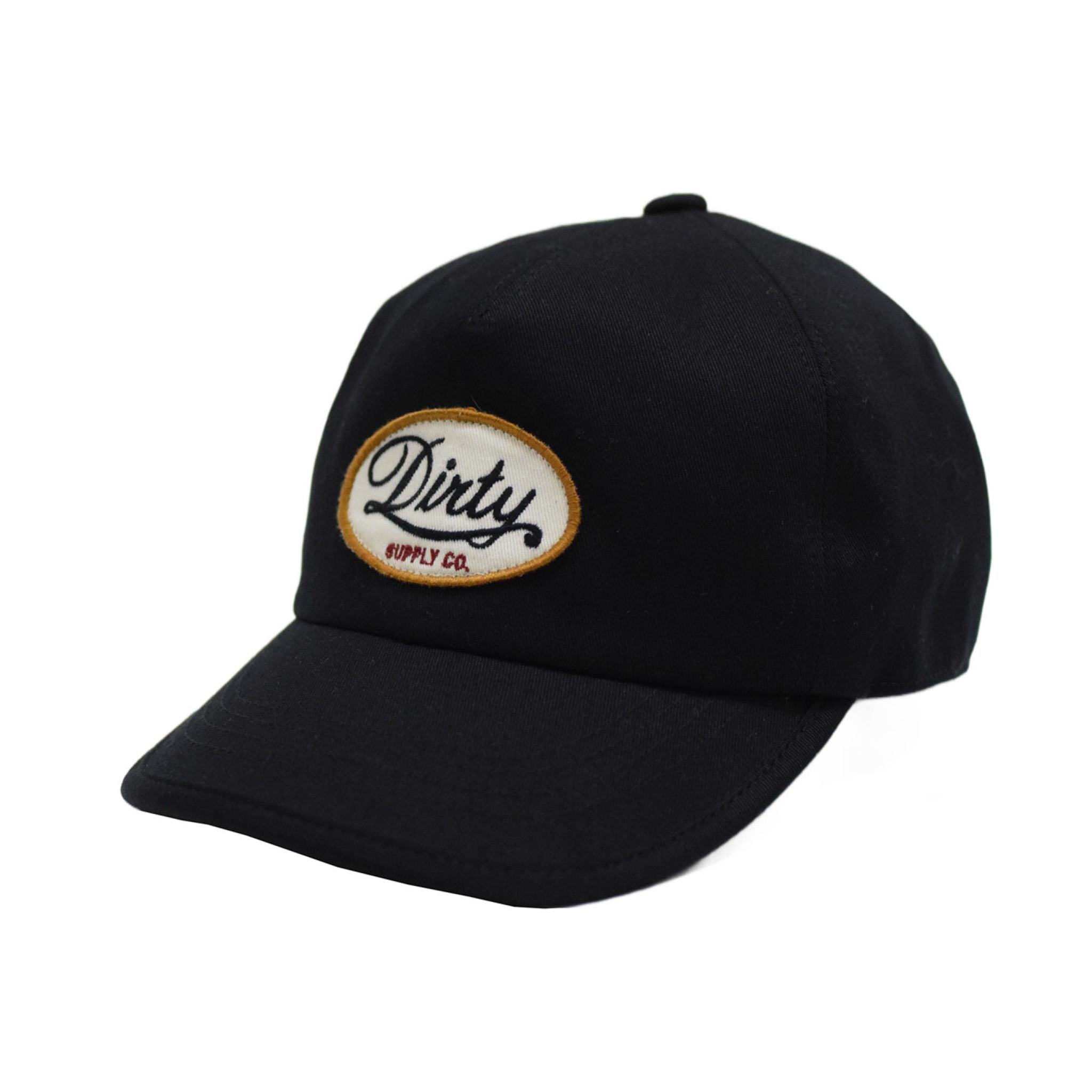 AT-DIRTY/ATD OVAL TRUCKERS CAP (BLACK)