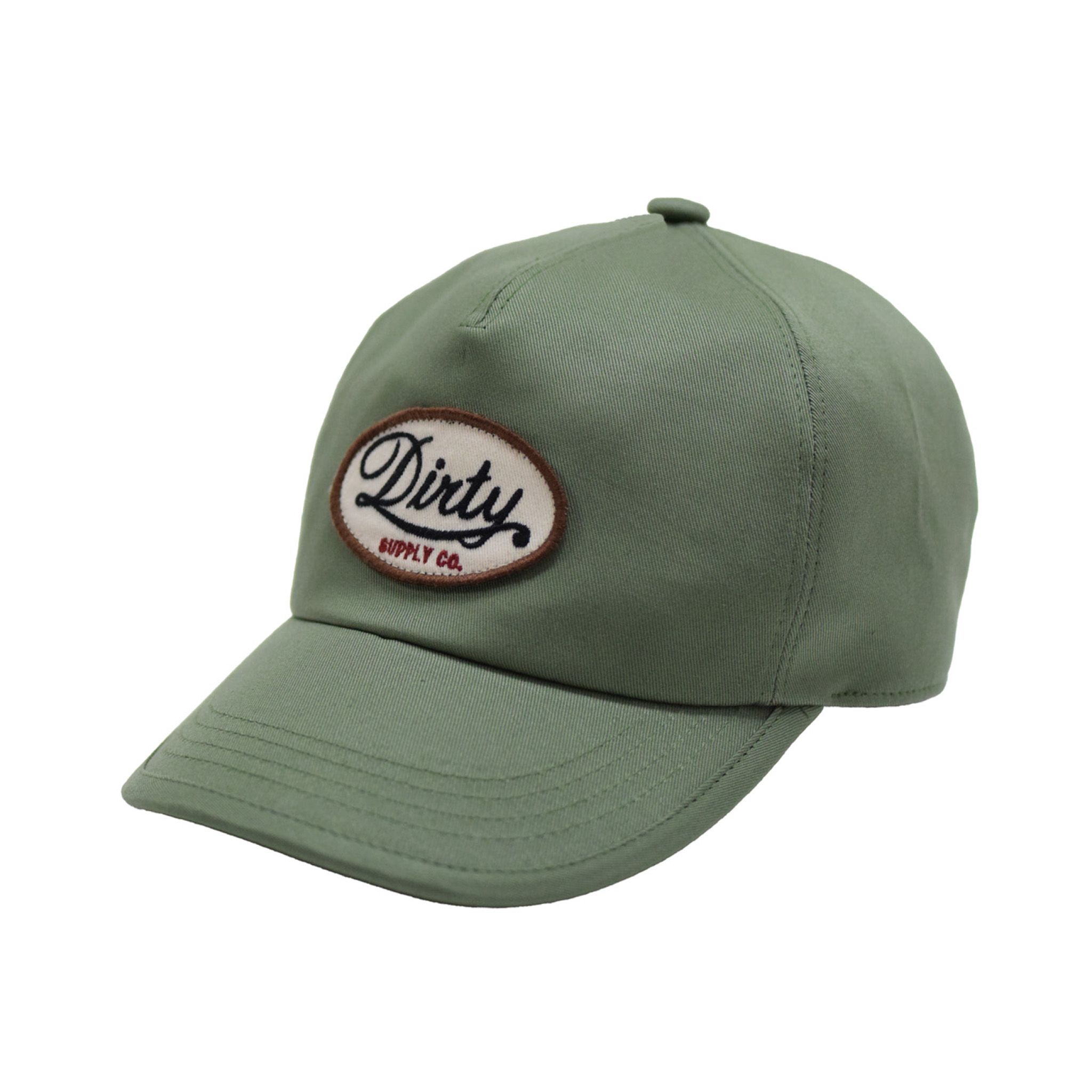 AT-DIRTY/ATD OVAL TRUCKERS CAP (L.GREEN)
