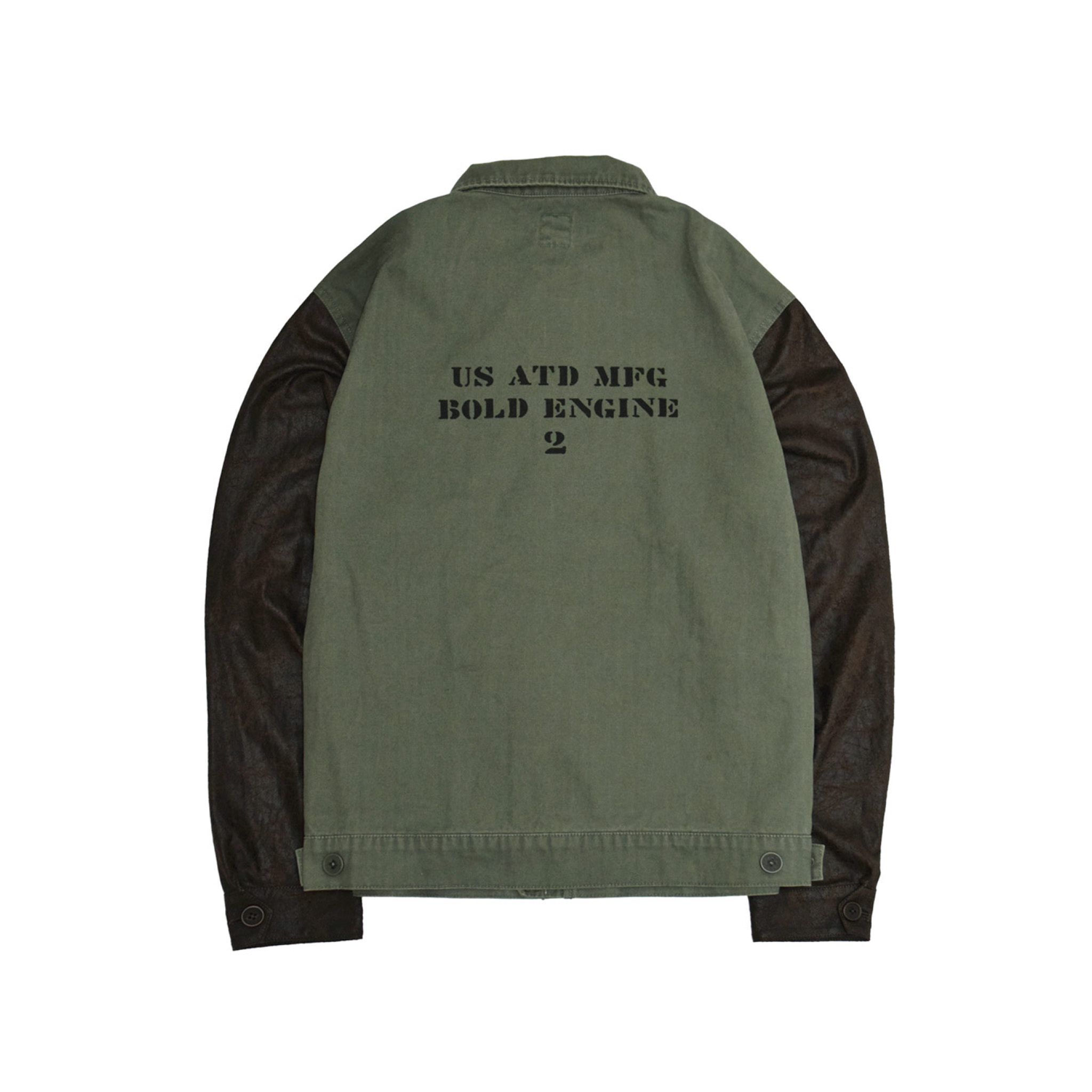 AT-DIRTY/ATD CUSTOM FLIGHT JACKET (OLIVE)