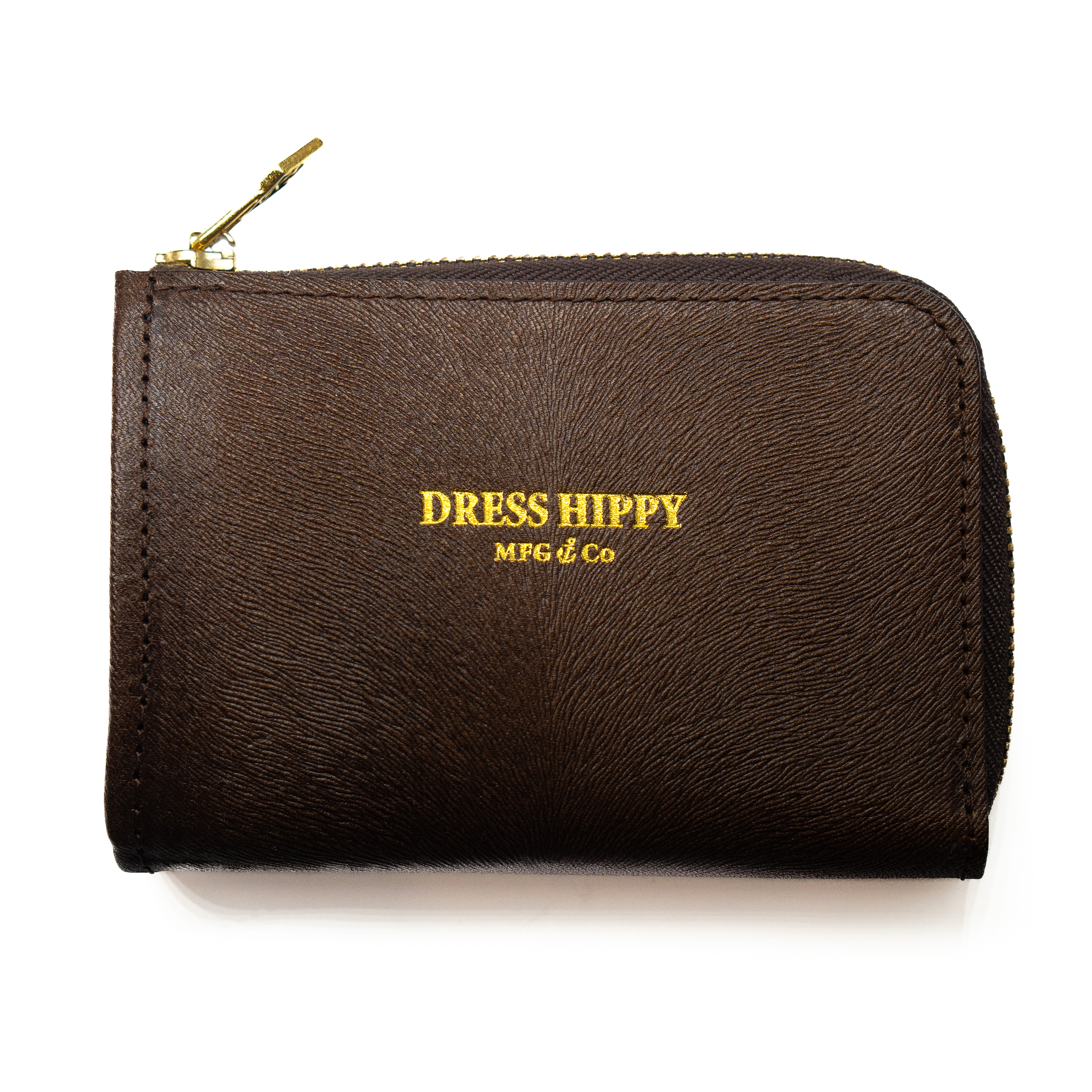 DRESS HIPPY/MINK COMPACT WALLET (BROWN)