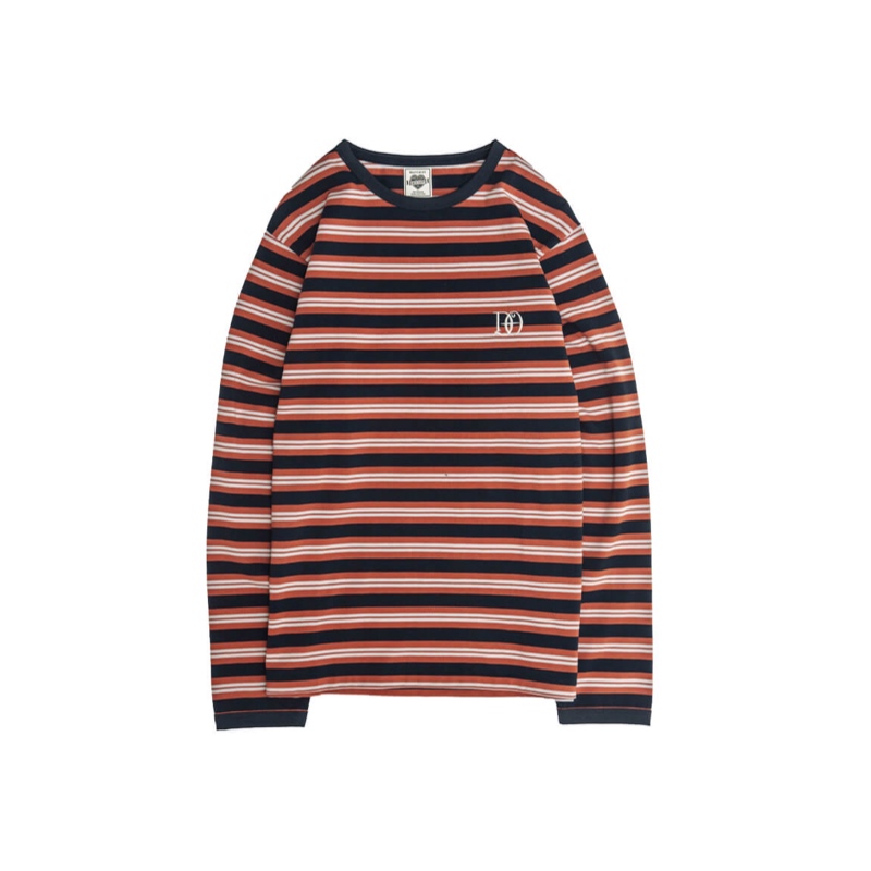 DRESS HIPPY/DH MULTI BORDER L/S TEE (NAVY)