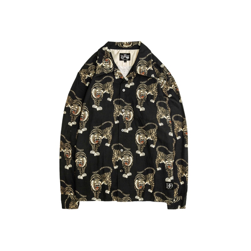 DRESS HIPPY/"TIGER" L/S SHIRT  (BLACK)