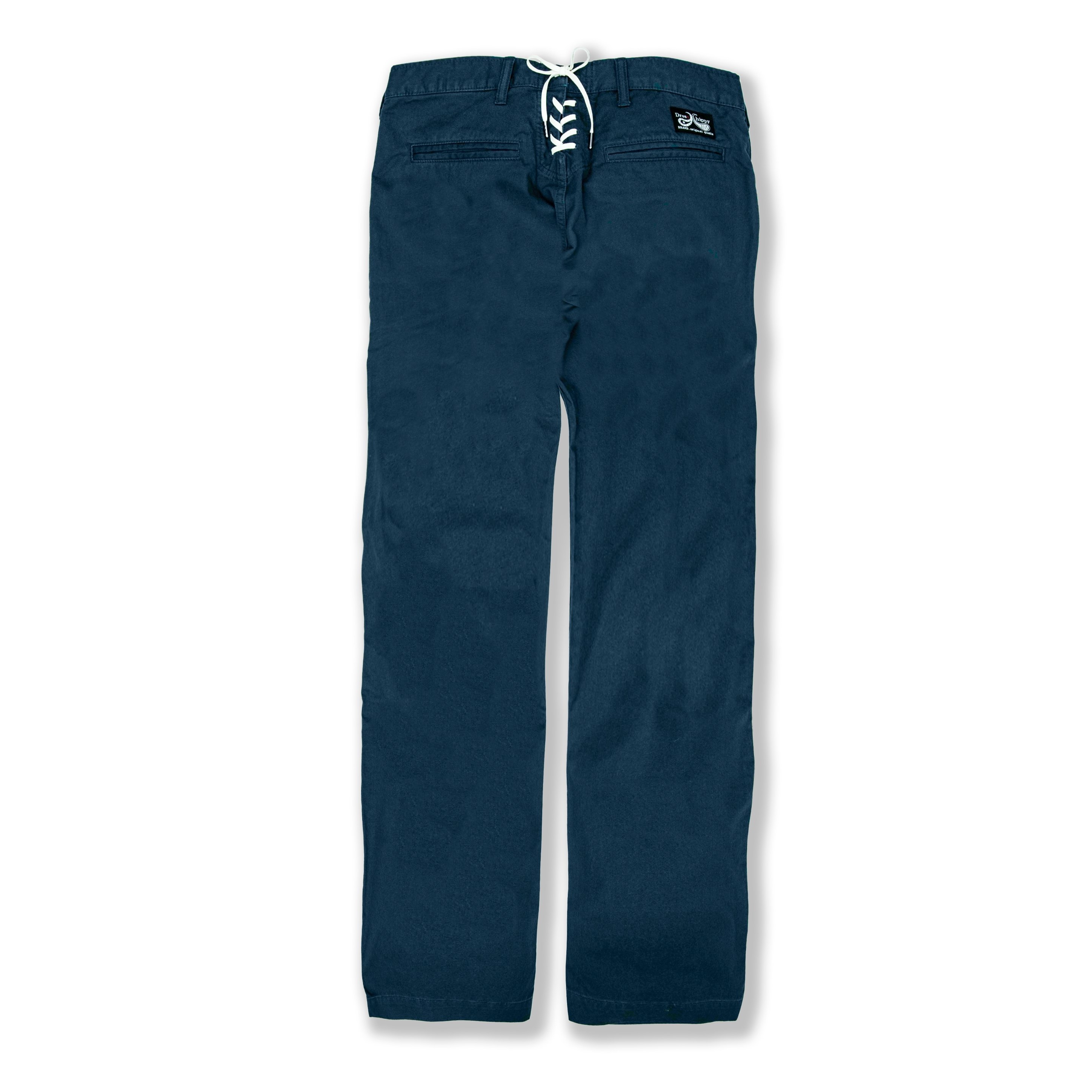 DRESS HIPPY/BACK LACE TROUSERS-W (W.BLUE)