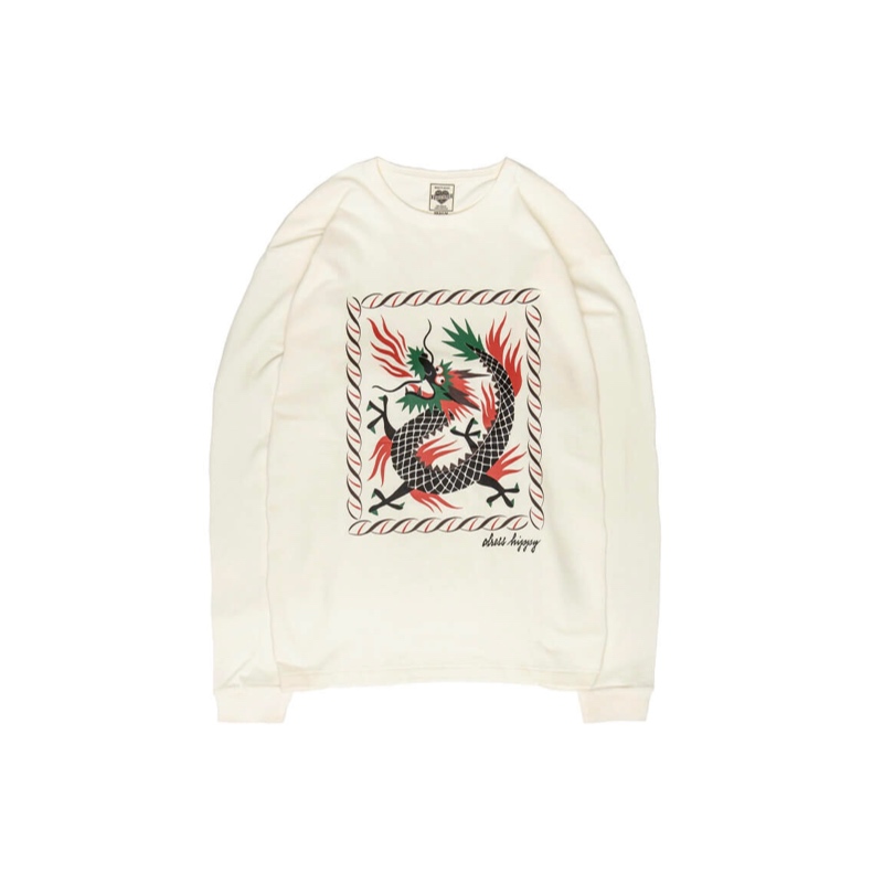 DRESS HIPPY/DRAGON L/S TEE (NATURAL)
