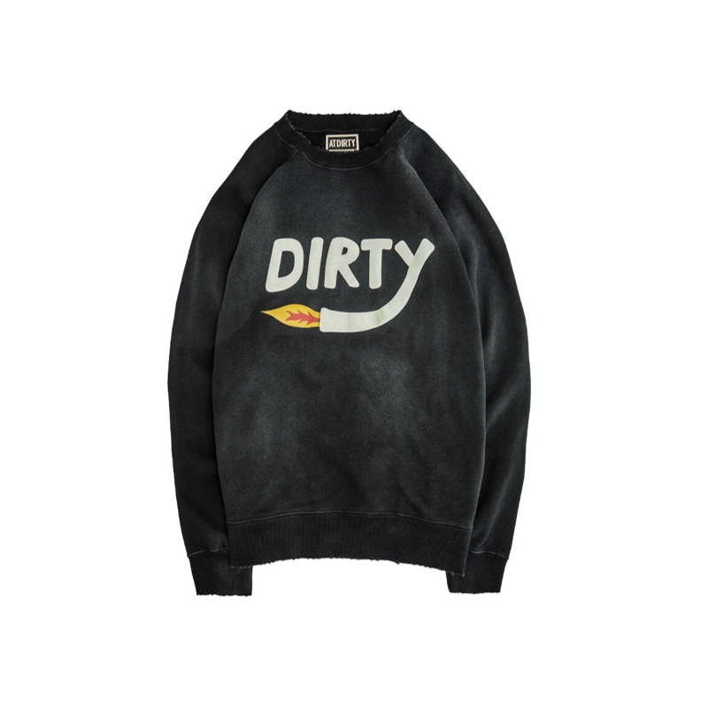 AT-DIRTY/DIRTY FIRE SWEAT (VINTAGE BLACK)