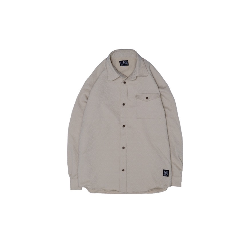 DRESS HIPPY/OLD JACQUARD L/S SHIRT (NATURAL)