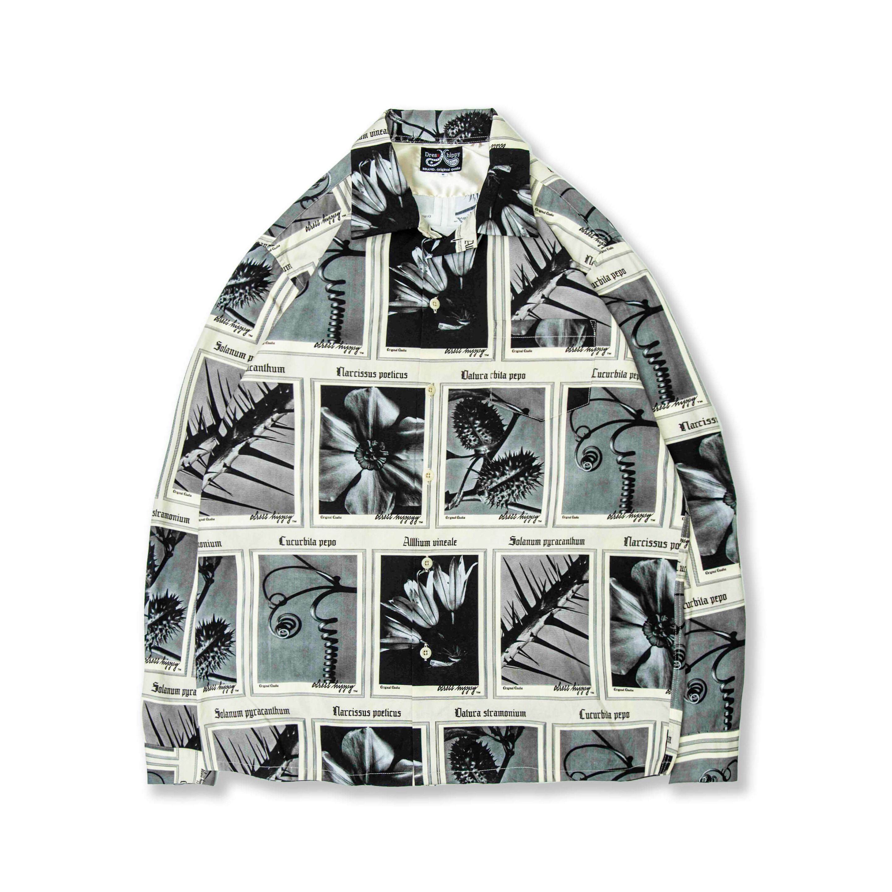 DRESS HIPPY/FLOWERS L/S SHIRT (NATURAL)