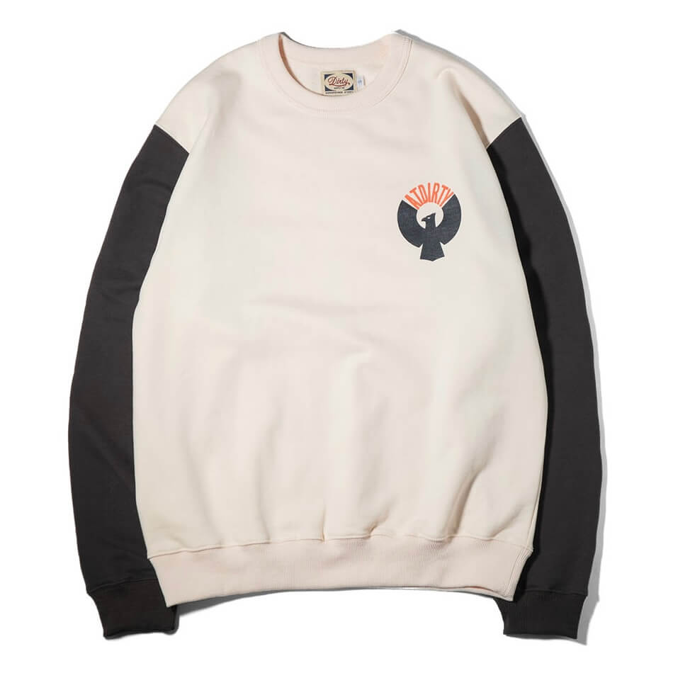AT-DIRTY/ATD EAGLE 2TONE SWEAT (BLACK 2TONE)