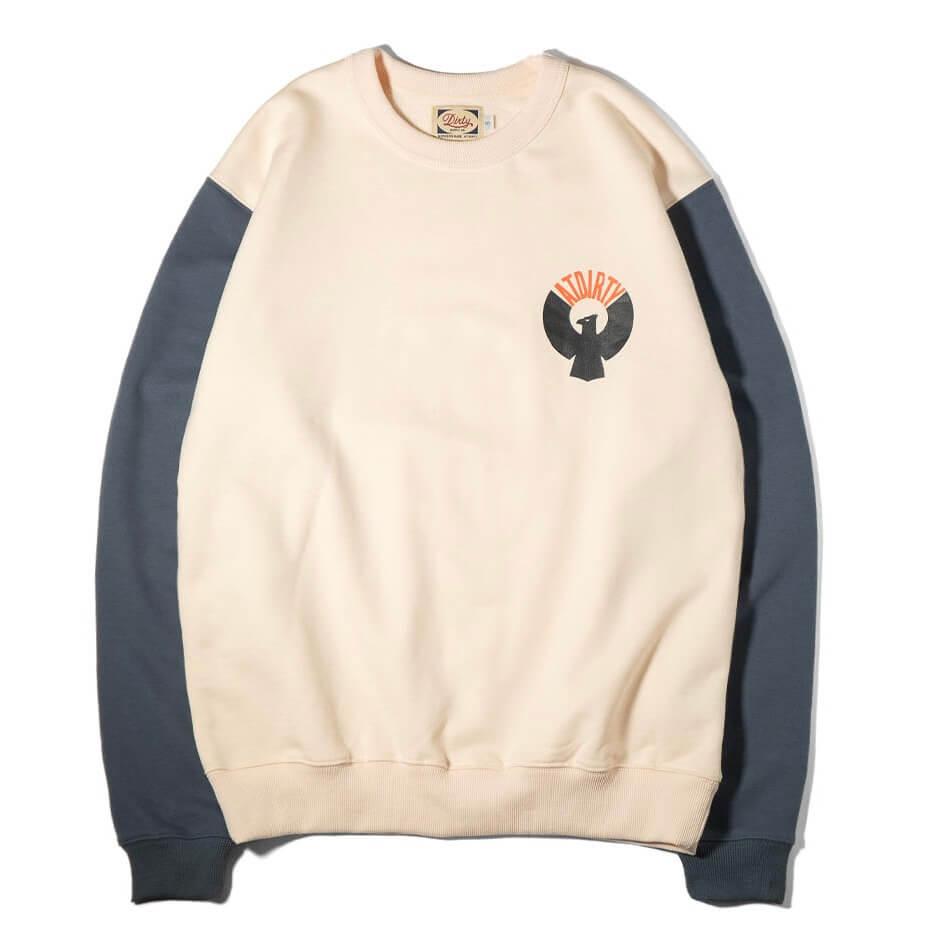 AT-DIRTY/ATD EAGLE 2TONE SWEAT (BLUE 2TONE)