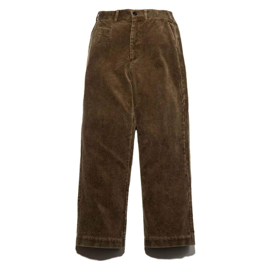 AT-DIRTY/EARLY WIDE PANTS (BROWN)