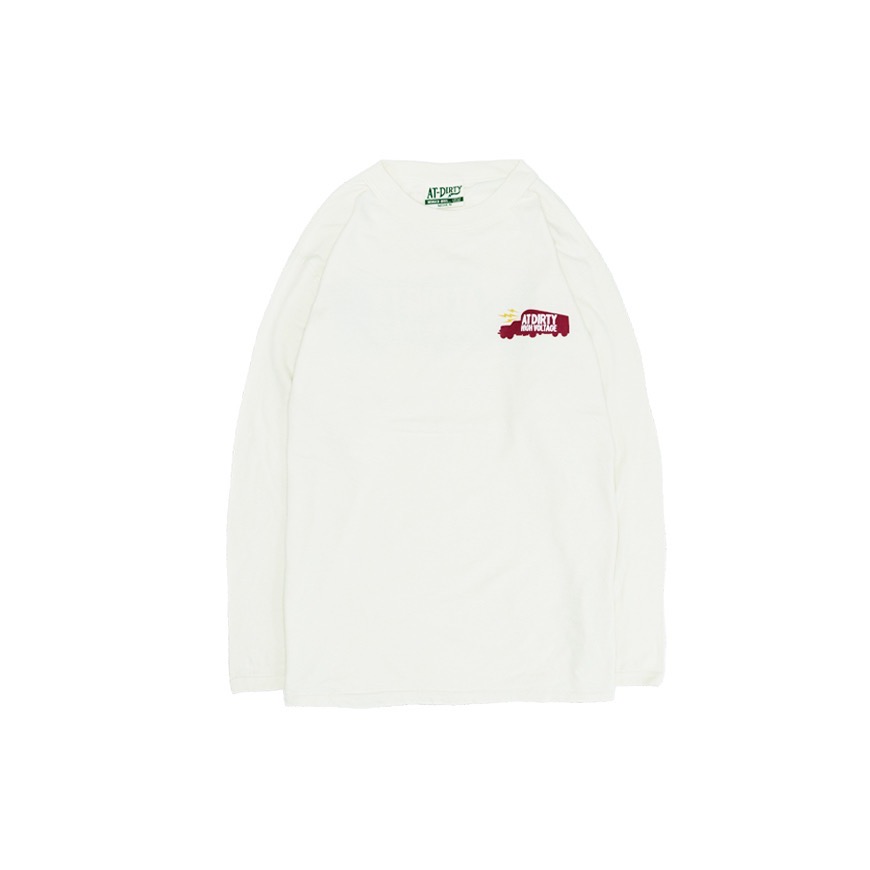AT-DIRTY/TRUCKER'S L/S TEE (NATURAL)