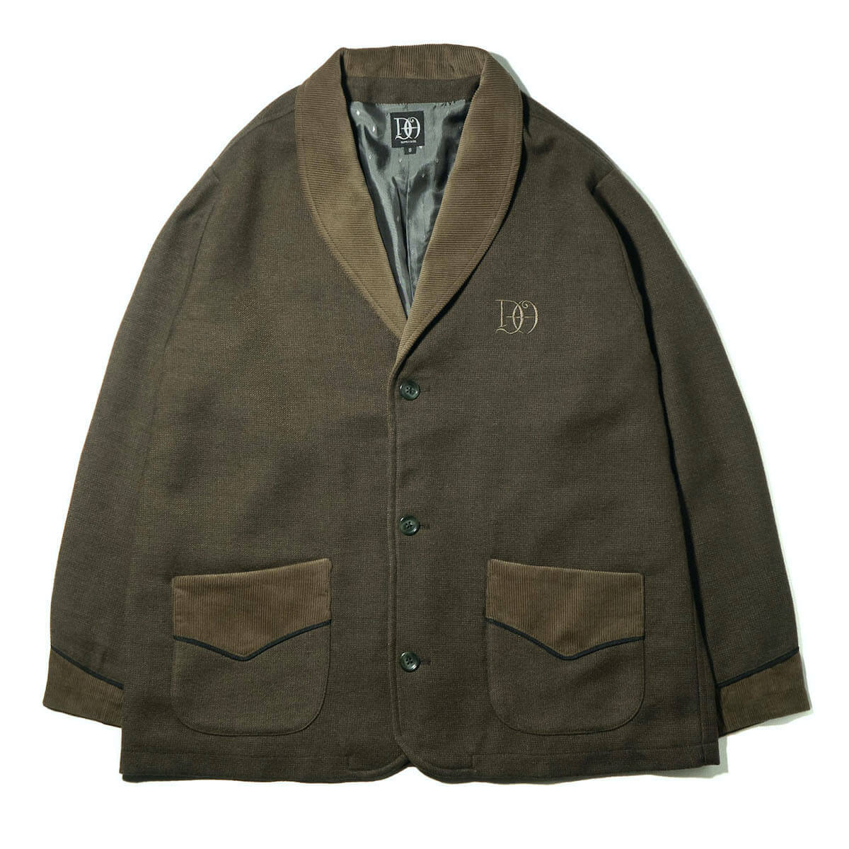 DRESS HIPPY/SMOKING JACKET (OLIVE)