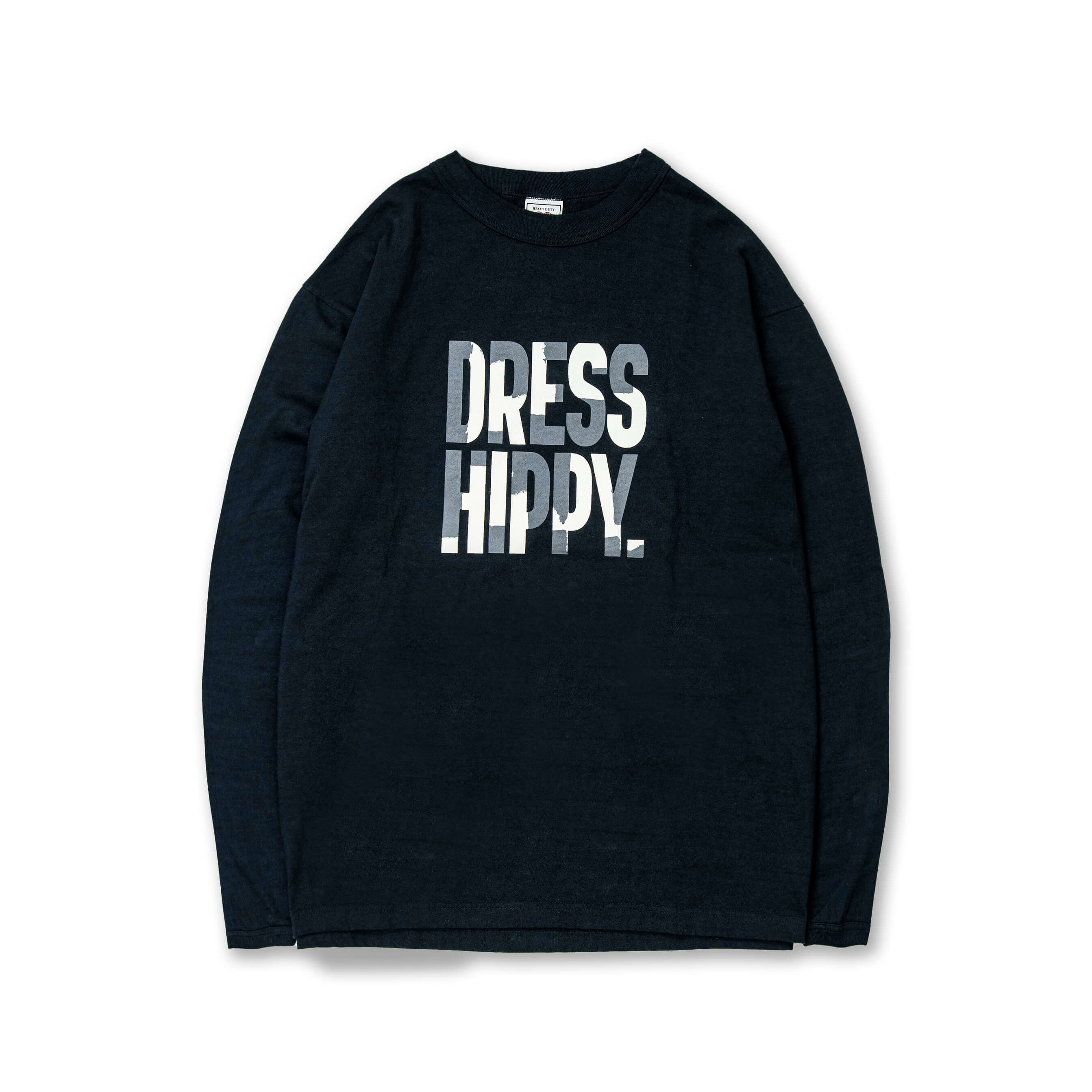 DRESS HIPPY/DH PAINTING HEAVY L/S TEE (BLACK)