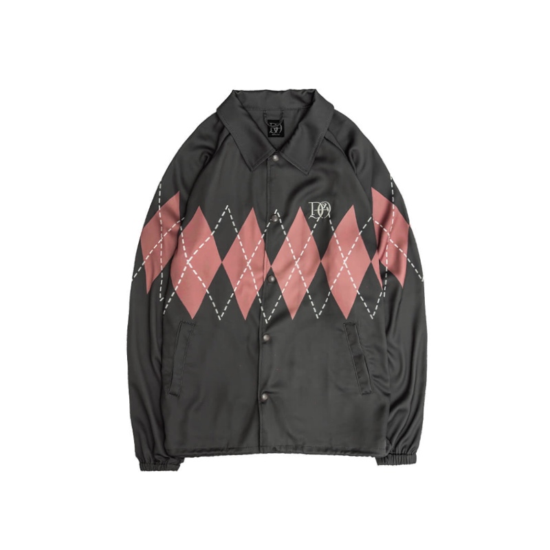 DRESS HIPPY/ARGYLE COACH JACKET (GRAY)