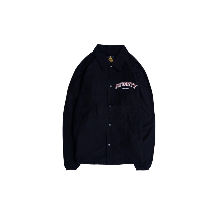 AT-DIRTY/ATD-COACH JACKET (BLACK)