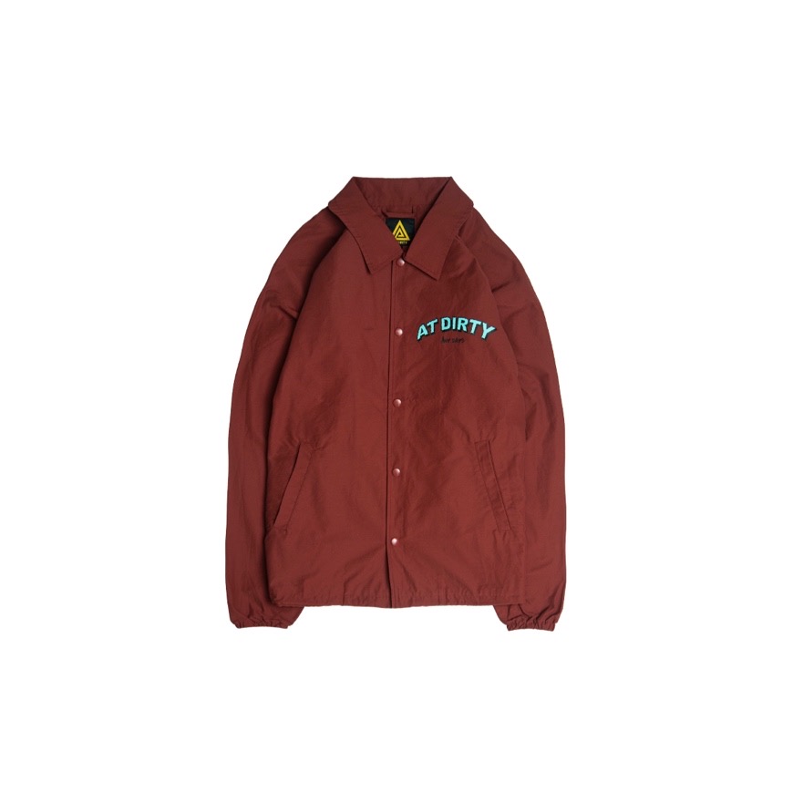 AT-DIRTY/ATD-COACH JACKET (D.RED)