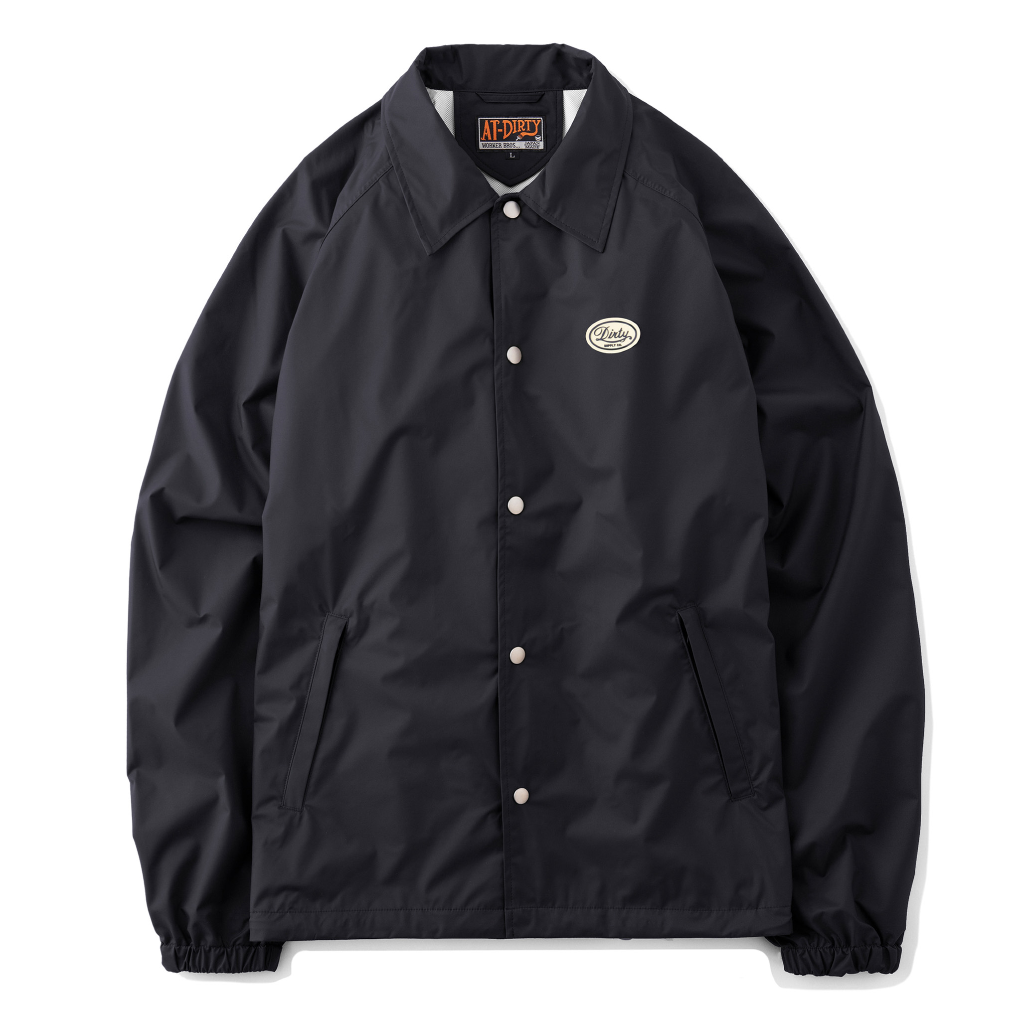 AT-DIRTY/WP COACH JACKET (BLACK)