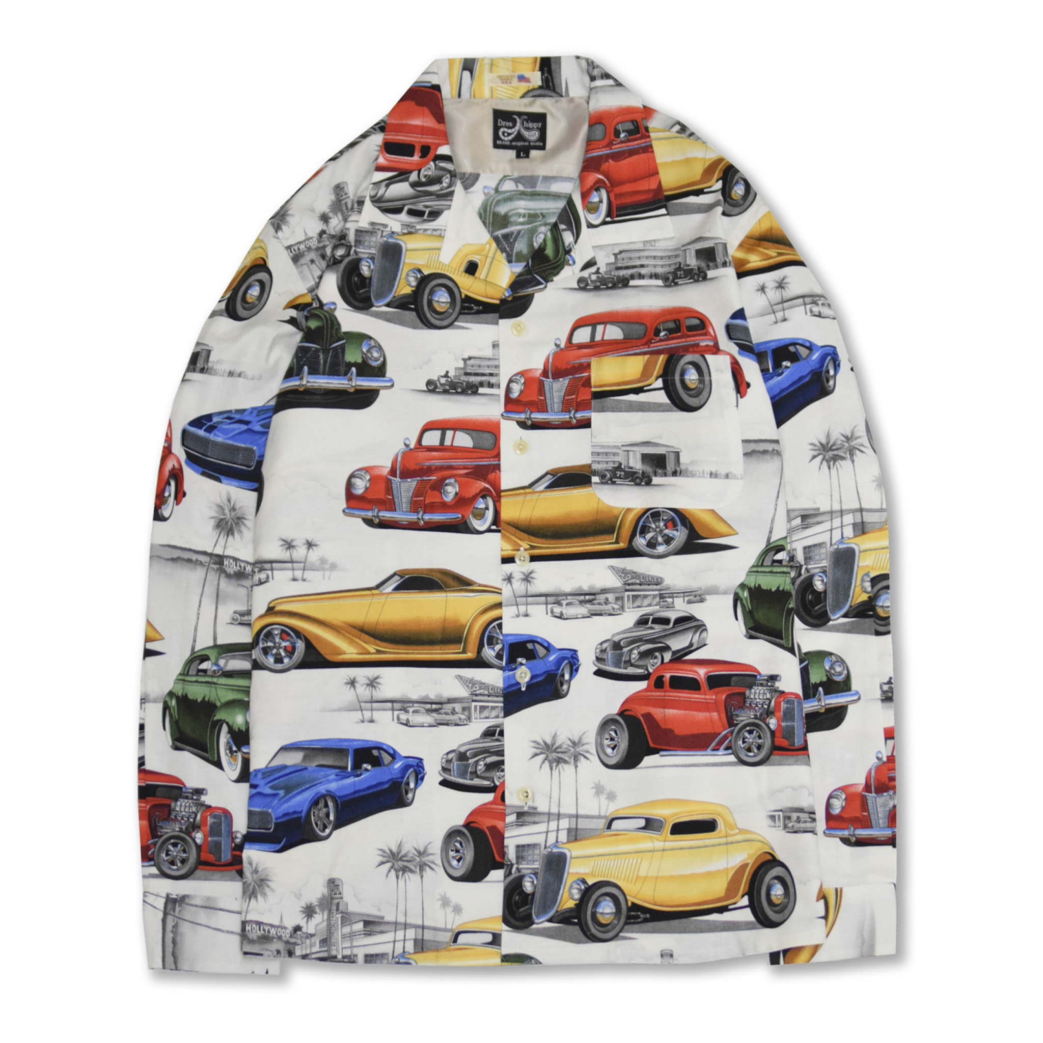 DRESS HIPPY/CAR USA L/S SHIRT (NATURAL)