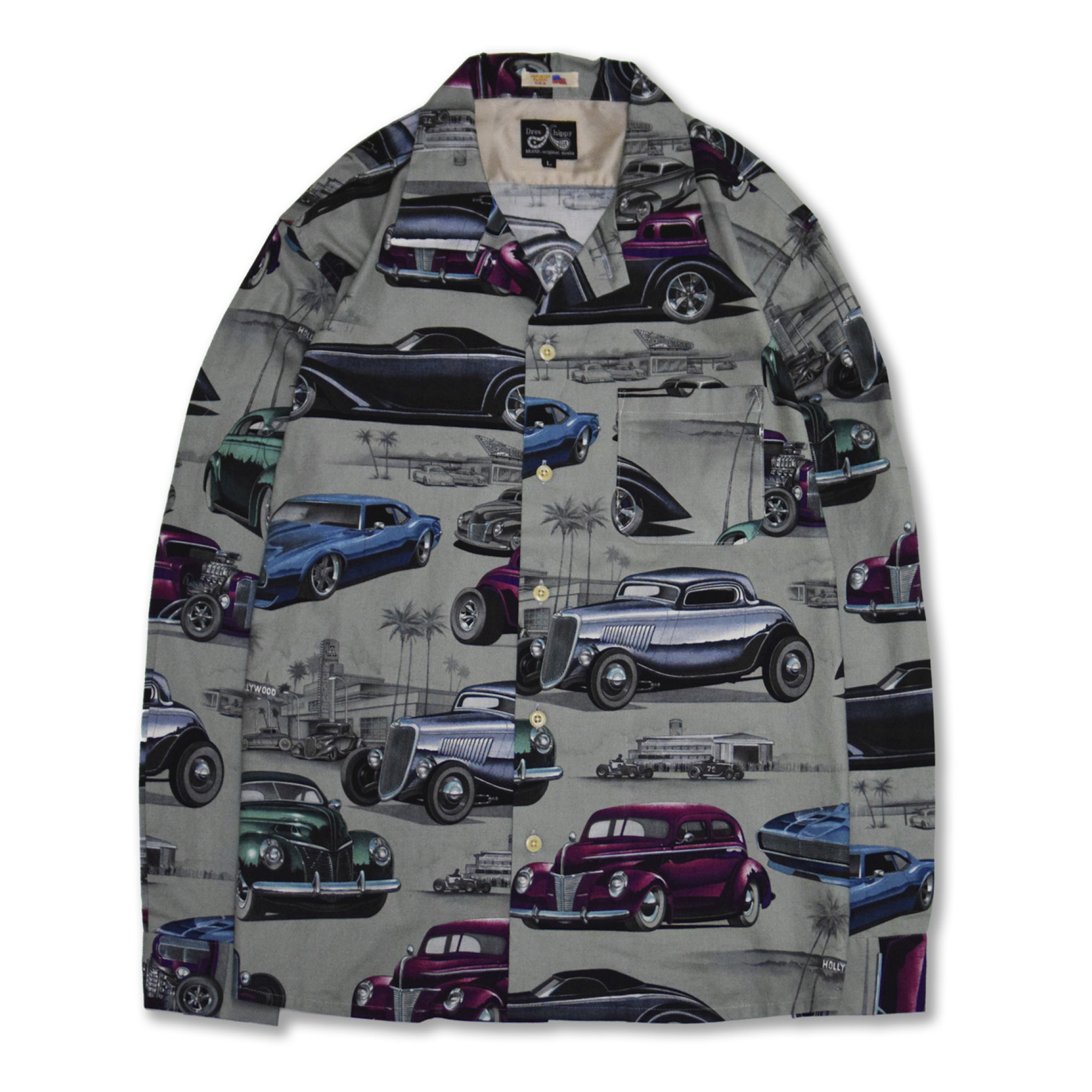 DRESS HIPPY/CAR USA L/S SHIRT (GREEN)