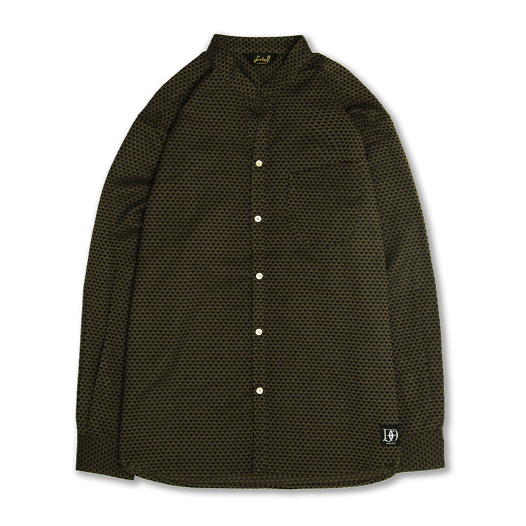 DRESS HIPPY/DH SKIPPER L/S SHIRT -Jacquard- (BLACK)