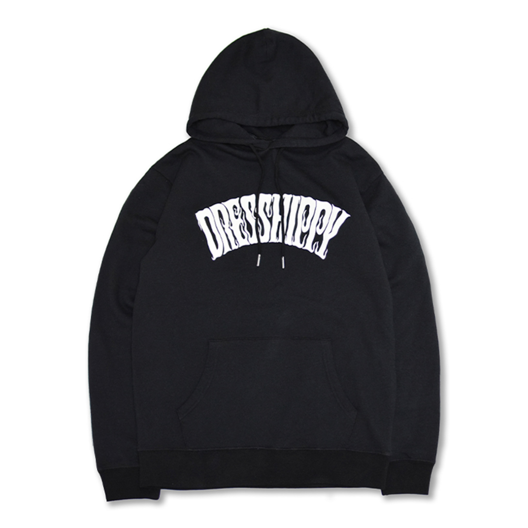 DRESS HIPPY/DH COLLEGE HOODED SWEAT (BLACK)